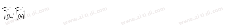 Flow Font字体转换